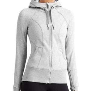 Athleta | Grey Fitted Hoodie